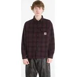 Košile Carhartt WIP L/S Edmands Shirt UNISEX Edmands Check/ Natural/ Palisander M