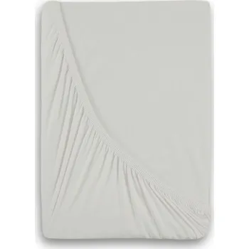 Prostěradlo Kvalitex Luxusní bavlněné JERSEY prostěradlo s lycrou 90x200 cm - bílá