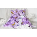 Bavlněné povlečení KAROLÍNA na dvě lůžka KAROLÍNA - fialová