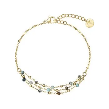 Náramek EG2355 Náramek ocelový s africkým tyrkysem