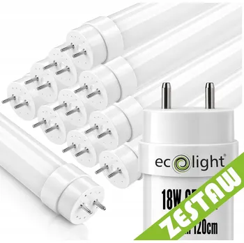 LED trubice 10x LED trubice 120cm 18W 2430lm 6500K T8 G13