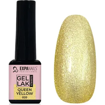 Dekorativní kosmetika Expa Nails Gel lak Queen 5ml Yellow