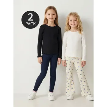 Sinsay - 2 balení bavlněných legín - vícebarevná - 716DW-MLC - 716DW-MLC-110