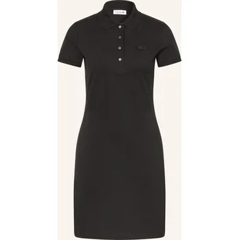Dámské šaty Lacoste Dámské Polo Šaty Z Piké, černá, 36