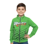 BAVLNĚNÁ CHLAPECKÁ MIKINA NA ZIP RACE NOVINKA Barva: Zelená, Velikost: 164