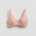 Reserved - Krajková push-up podprsenka - pudrově růžová - 728HQ-39X - 728HQ-39X-80D