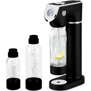 Výrobník sody BERLINGERHAUS Výrobník sody SODABAR + 2 lahve Matte Black Collection BH-8598