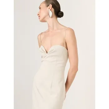 Dámské šaty La Mania Večerní šaty GEORGINA Béžová Classic Fit 38