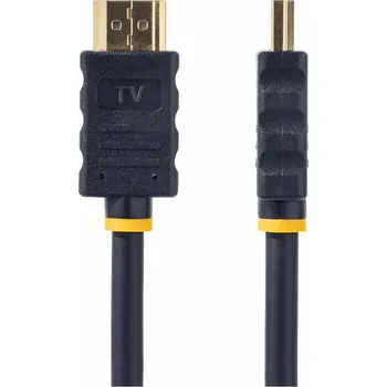 Video kabel StarTech.com 5m (15 ft) Active High Speed HDMI Cable - Ultra HD 4k x 2k HDMI Cable - HDMI to HDMI M/M - 1080p - Audio Video Gold-Plated (HDMM5MA) - HDMI kabel - 5 m