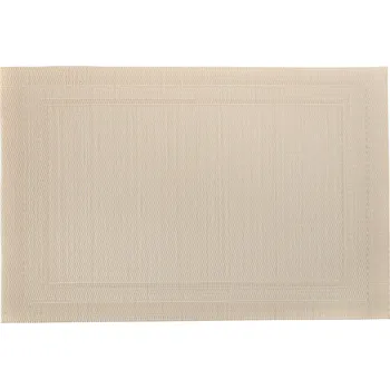 prostírání prostírání PVC+PES 45x30cm RECTANGLE KRÉM