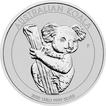 Stříbrná investiční mince Koala 1000 g