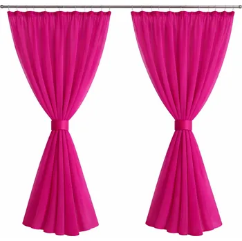 Záclona Záclona Firanka Kokon tmavě růžová pro holčičku Miranda (S)