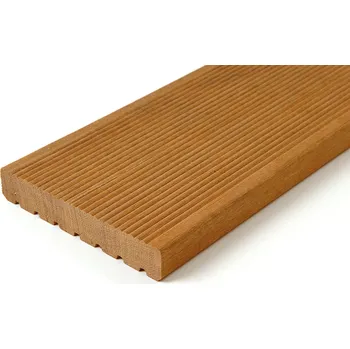 Terasové prkno tpExotic Terasové prkno Bangkirai, jemná/hrubá, 25x145 Délka prkna: 1,2 m (bal. 0.174m2)