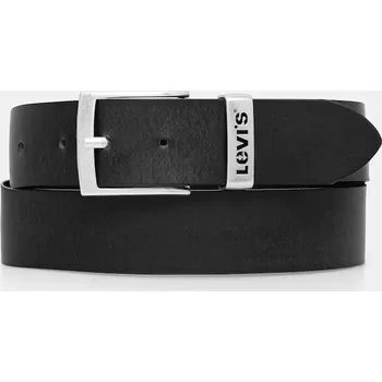 Opasek Kožený pásek Levi's 38016.0117 černá 99X, vel. 75