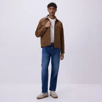 Pánské džíny Reserved - Džíny straight se sepraným efektem - modrá - YV145-55J - YV145-55J-36