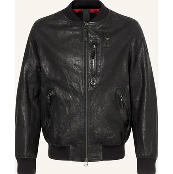 Pánská bunda Blauer Pánská Kožená Bunda Faulkner, černá, 52