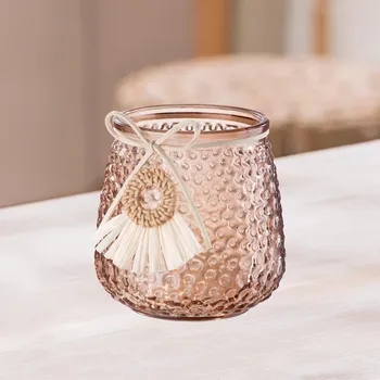 Svícen Gilde Svícen Ibiza, 10 cm, světlý 480098