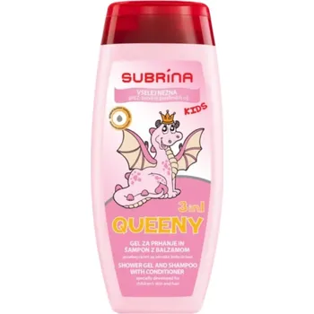 Dětský šampon Subrina Queeny dětský šampon na vlasy a tělo 250ml