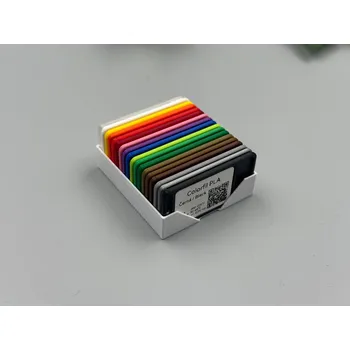 Filament Colorfil PLA barevný vzorník - Filament Swatches - Bez krabičky - Filament