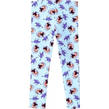 Dívčí legíny Erve Dívčí legíny Frozen - Tyrkysové Velikost: 122-128