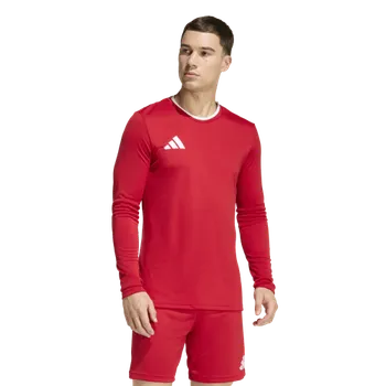 Fotbalový dres Adidas Entrada 26 dlouhý rukáv červený Velikost: 164