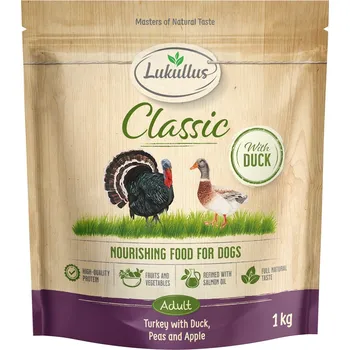 5x1kg Lukullus Classic krůtí a kachna granule pro psy