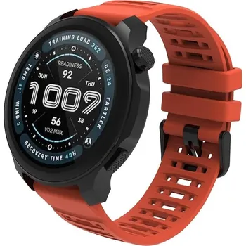 Ostatní příslušenství k chytrým hodinkám eses Silikonový perforovaný řemínek - Oranžový, 20 mm