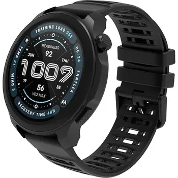 Ostatní příslušenství k chytrým hodinkám eses Silikonový perforovaný řemínek - Černý, 20 mm