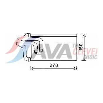 Výměník tepla Výměník tepla, vnitřní vytápění, JE6070