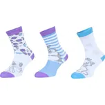 Erve Dětské ponožky Disney Animals - Fialové/Růžové Barva: Fialová, Velikost: 27-30