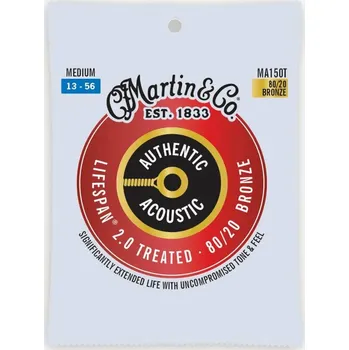 Struna pro hudební nástroj Martin MA150T Authentic Lifespan Struny pro akustickou kytaru