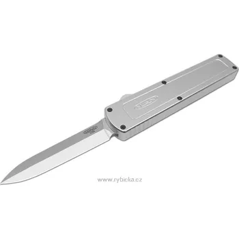 Bojový nůž Nůž Mikov RAPTOR SILVER 440C (Mackie 2025) (Raptor je moderní verzí ikonického čelního vystřelovacího nože Mikov Mackie...)