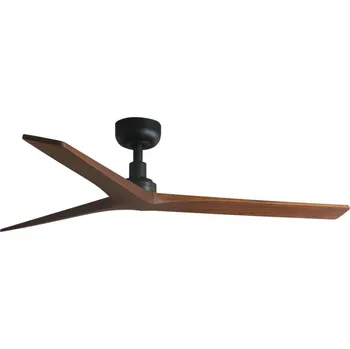 KLIM M stropní ventilátor, černá/ořech - FARO