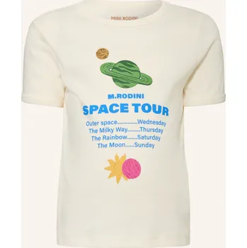 Dámské tričko Mini Rodini Dívčí Tričko, krémová / zelená / modrá, 116