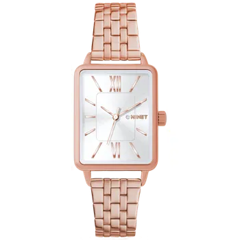 Hodinky MINET Rosegold dámské hodinky SIENA se rosegold ocelovým řemínkem MWL5434