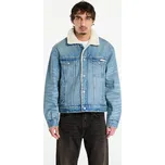 Bunda Calvin Klein Jeans 90S Sherpa Trucker Jacket Blue M
