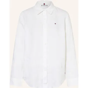 Tommy Hilfiger Dámská Lněná Košilová Halenka, bílá, 44