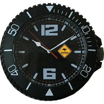 Nástěnné hodiny ROADSIGN Hobart, černé 778287