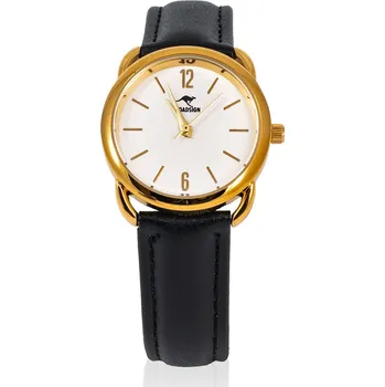 Hodinky Dámské náramkové hodinky Roadsign Sydney R14034, černo zlaté 778532