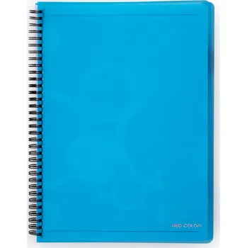 Blok Twin wire blok A5 PP NEO COLORI modrá - 5ks