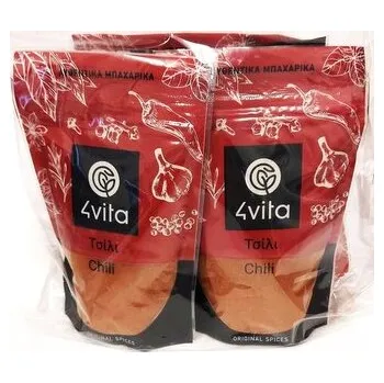Koření Chilli mleté středně pálivé 100 g, 4vita