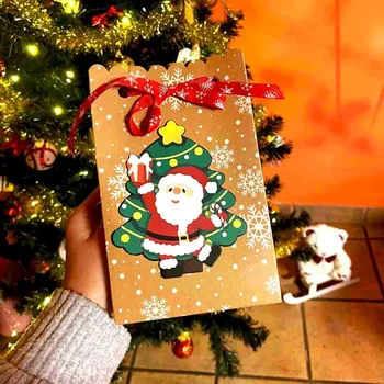 Vánoční dekorace Vánoční balíček s čajem - Santa