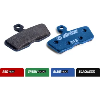 Brzda na kolo Brzdové destičky Sinter - Sram Code Směs: Red