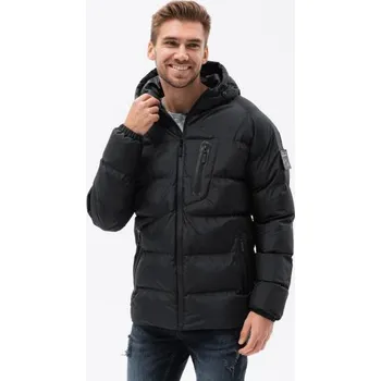 Pánská bunda Pánská bunda s raglánovými rukávy černá