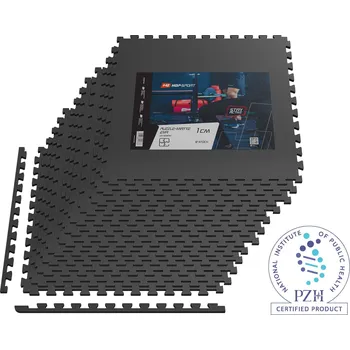 Sport Hop-Sport Podložka puzzle EVA 1cm - 12 ks černá