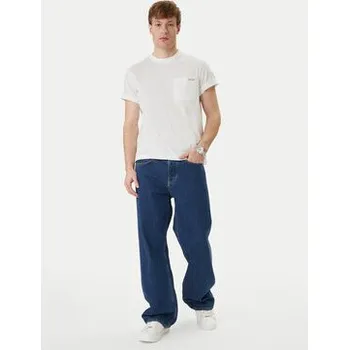 Pánská móda Calvin Klein Jeans T-Shirt LV04RF280G Bílá Regular Fit M