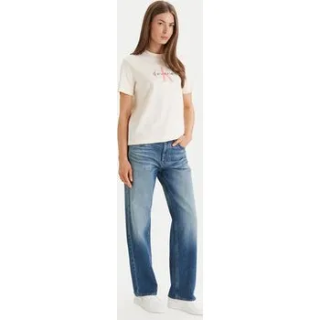 Oblečení a móda Calvin Klein Jeans Jeansy LV047F715G Šedá Straight Fit 30