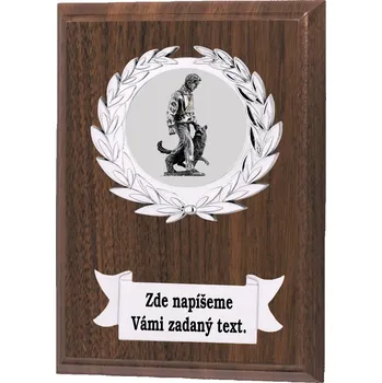 Poslušnost plaketa NP02-L390 Zde napište text na štítky a součet zadejte do košíku. Více informací viz.POPIS v dolní části.