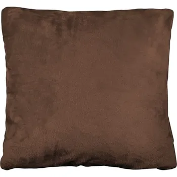 Povlak na polštářek Polášek Povlak na polštářek z mikroplyše - Čokoládová | 40 x 40 cm