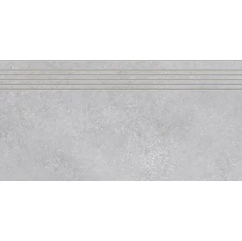 Dlažba Rako Abetone DCPSR838, schodovka, šedá, matná, 30 x 60 x 0,9 cm